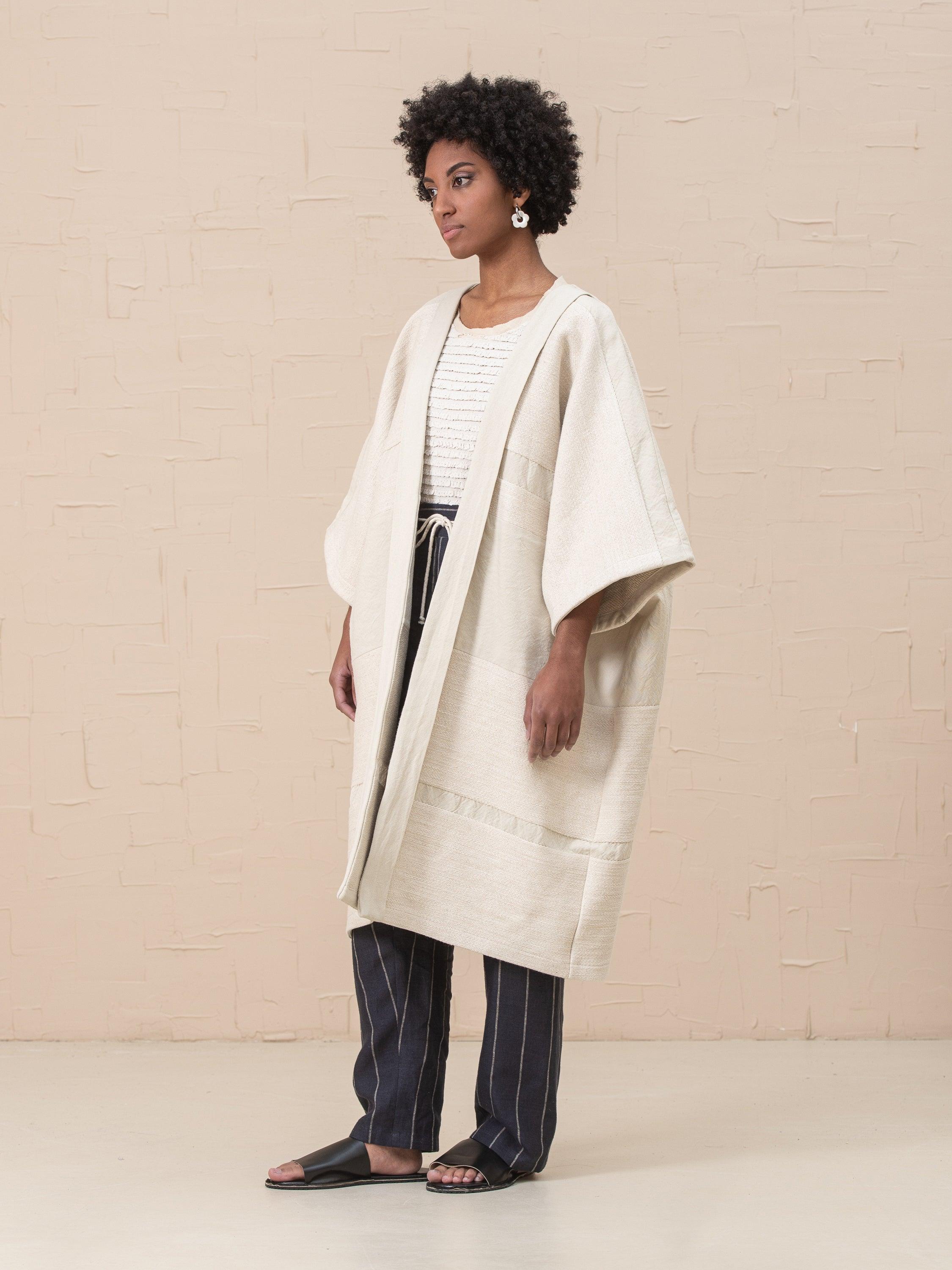 Lauren Kimono Coat - HankaKohana-store