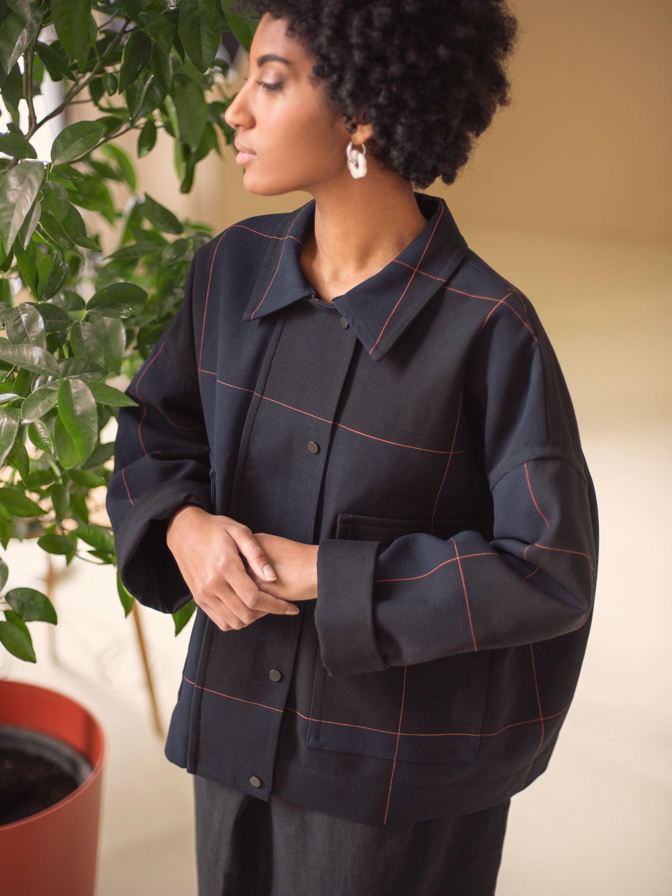 Lucaye Checked Jacket - HankaKohana-store