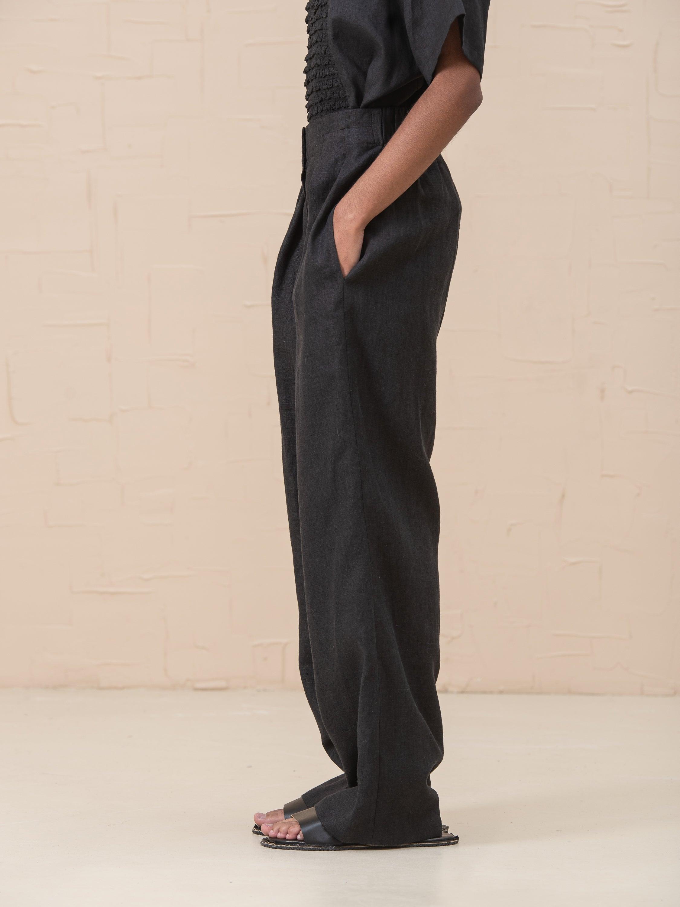 Emerie Sophisticated Pants Relaxed - HankaKohana-store