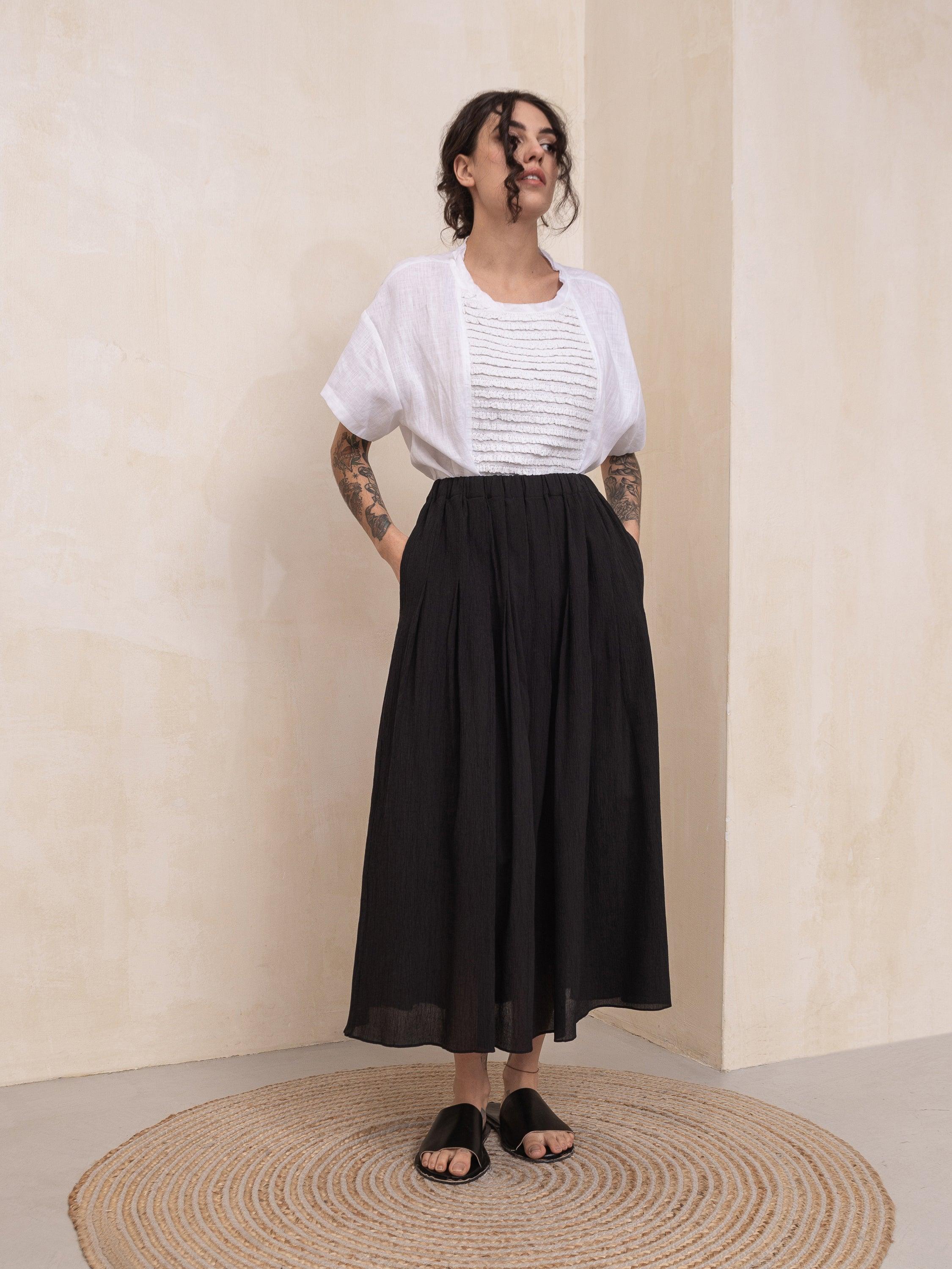 Matteau Pleated Maxi Skirt - HankaKohana-store