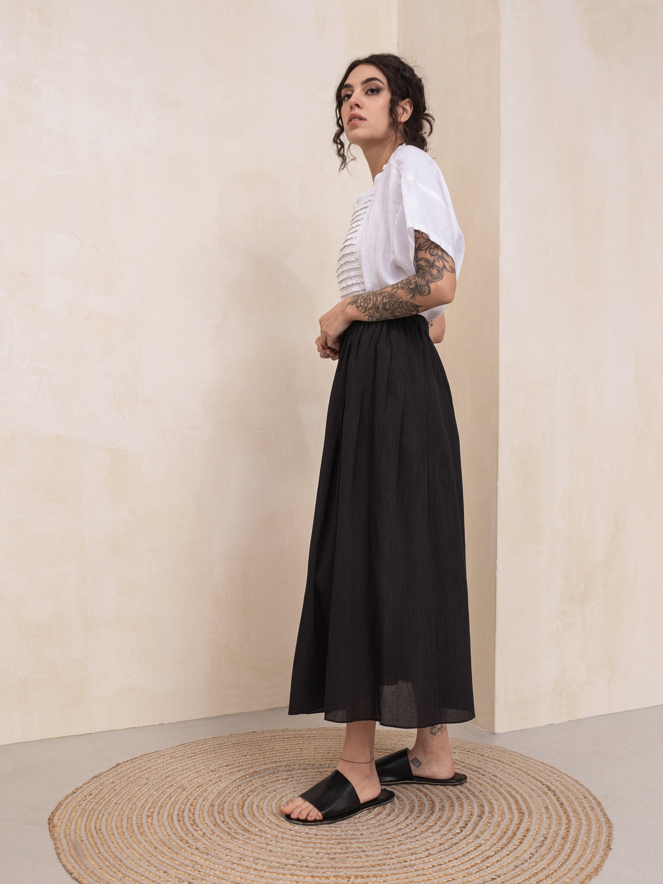 Matteau Pleated Maxi Skirt - HankaKohana-store