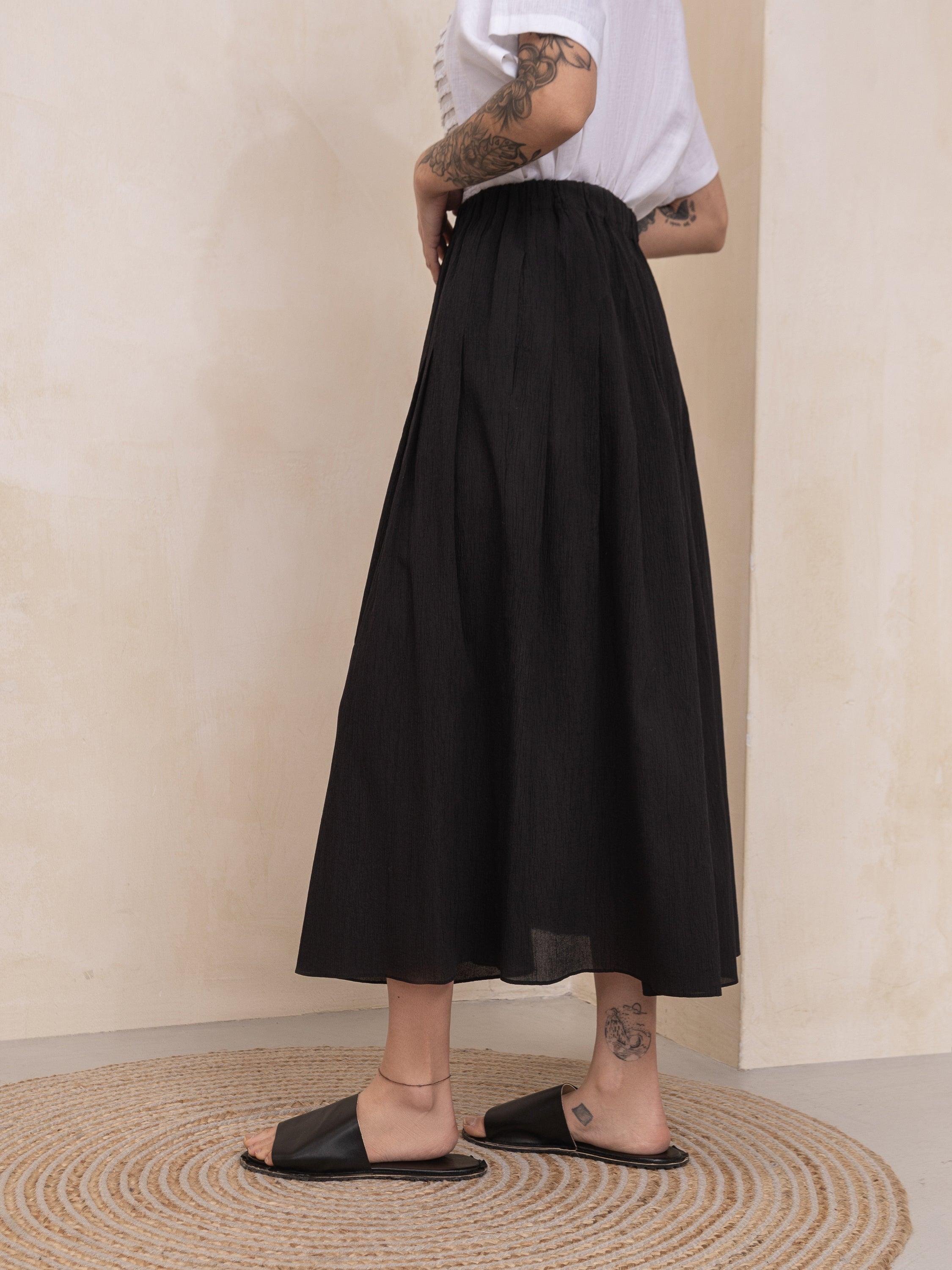 Matteau Pleated Maxi Skirt - HankaKohana-store